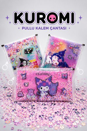 x Dekomus Lisanslı Kuromi Pullu Zarf Kalem Kutusu 