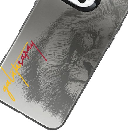 x Dekomus Lisanslı Galatasaray Iphone 15 Pro Premium Aslan Telefon Kılıfı "Dekomus Cep Defteri Hediyeli"