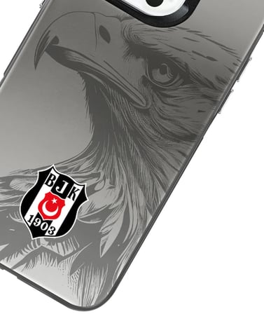 x Dekomus Lisanslı Beşiktaş Iphone 15 Pro Kartal Logo Telefon Kılıfı "Dekomus Cep Defteri Hediyeli"