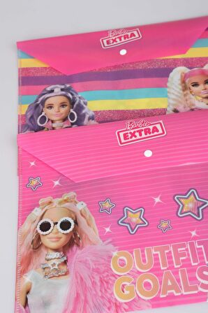 LİSANSLI BARBIE 2'Lİ ÇITÇITLI DOSYA YENİ SEZON