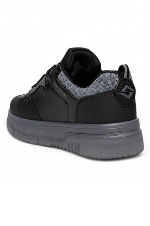 Celira Slz Siyah Füme Cilt Bağcıklı Kadın Spor Ayakkabı