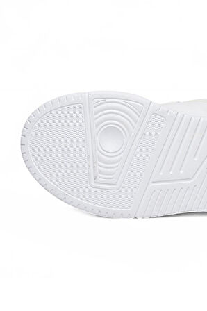 Celira Slz Beyaz Gümüş Cilt Bağcıklı Kadın Spor Ayakkabı