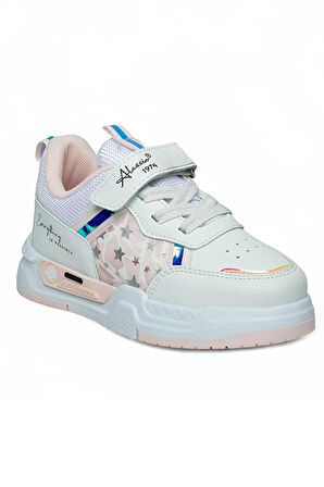 Celira Als Beyaz Pembe Cilt Kız Çocuk Sneaker Spor Ayakkabı