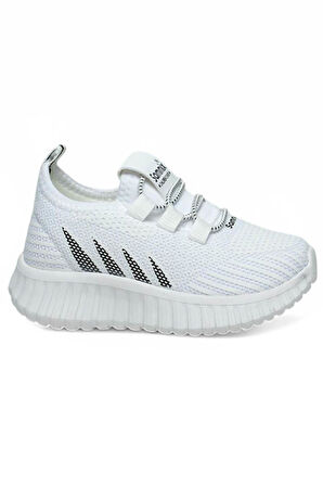 Celira Smx Beyaz Siyah Erkek Çocuk Yazlık Fileli Spor Ayakkabı