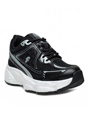 Celira Flt Siyah Beyaz Fileli Kadın Sneaker Spor Ayakkabı