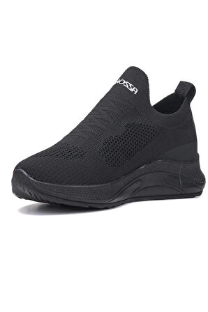 Celira Frs Siyah Kadın Triko Bağcıksız Spor Ayakkabı