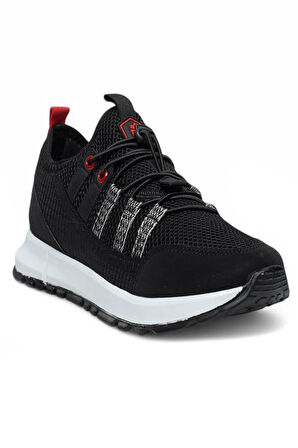 Celira Glc Siyah Erkek Fileli Sneaker Spor Ayakkabı
