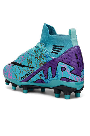 Celira Lga Turkuaz Mor Boğazlı Erkek Çocuk Krampon