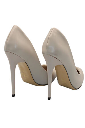Celira Ten Cilt Topuklu 10 Cm Kadın Stiletto Ayakkabı