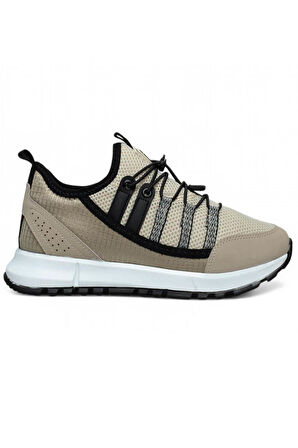 Celira Glc Bej Erkek Fileli Sneaker Spor Ayakkabı