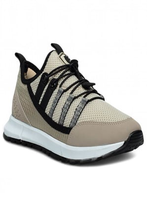 Celira Glc Bej Erkek Fileli Sneaker Spor Ayakkabı
