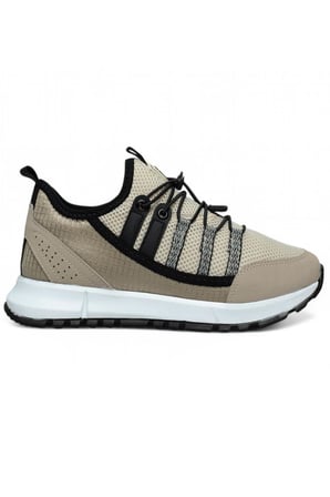 Celira Glc Bej Erkek Fileli Sneaker Spor Ayakkabı