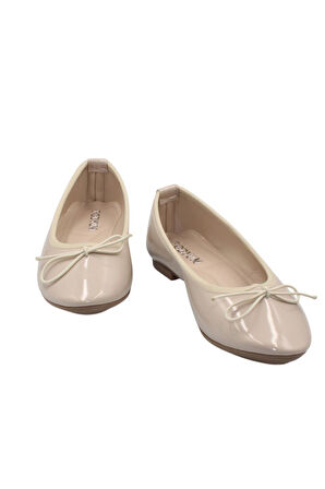 Celira Bej Rugan Tokalı Günlük Babet Ayakkabı