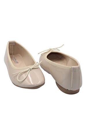 Celira Bej Rugan Tokalı Günlük Babet Ayakkabı