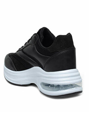 Celira Drk Siyah Fileli Kadın Sneaker Spor Ayakkabı