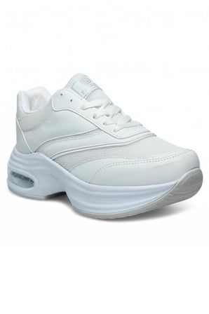 Celira Drk Beyaz Fileli Kadın Sneaker Spor Ayakkabı