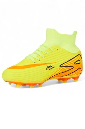 Celira Lio Sarı Çoraplı Erkek Futbol Krampon Ayakkabı