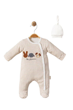 Celira Kahve 3 Ay,6 Ay,9 Ay, Erkek Kız Bebek Tulum