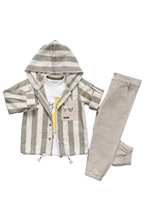 Celira Gri 3 Lu Erkek Çocuk Takım 2-5 Yaş