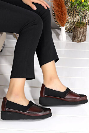 Celira Bordo Günlük Rahat Taban Anne Ayakkabı HS00320