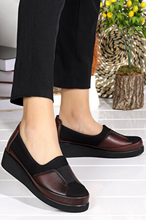 Celira Bordo Günlük Rahat Taban Anne Ayakkabı HS00320