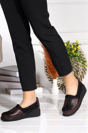 Celira Bordo Günlük Rahat Taban Anne Ayakkabı HS00320