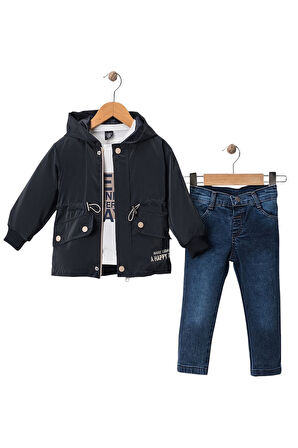Celira Lacivert 3lü Trenç Tkm 5Y,6Y,7Y,8Y Erkek Çocuk