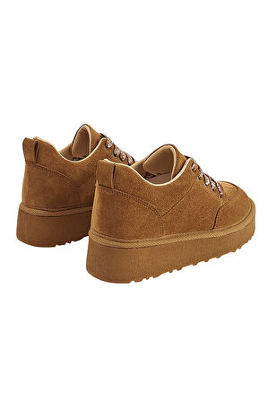 Celira Taba Süet Bağcıklı Kadın Bot NSB520