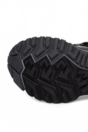 Celira Snw Siyah Suya Dayanıklı Kaymaz Kız Çocuk Kar Botu