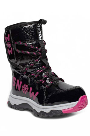 Celira Snw Siyah Fuji Suya Dayanıklı Kaymaz Kız Çocuk Kar Botu