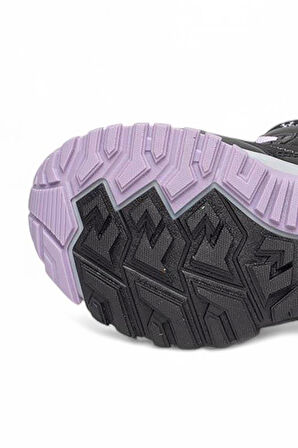 Celira Plc Siyah Lila Suya Dayanıklı Kaymaz Kız Çocuk Kar Botu