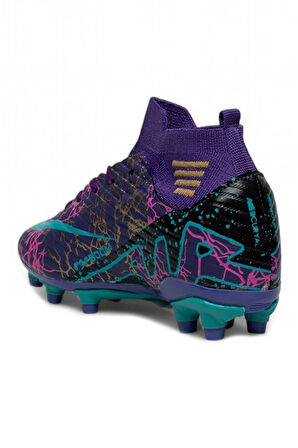 Celira Lga Mor Çoraplı Erkek Çocuk Futbol Krampon