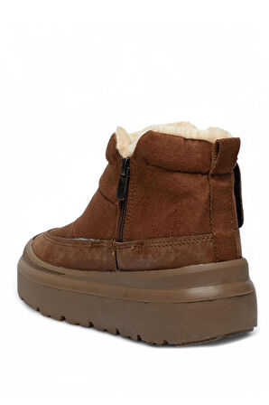 Celira Twg İçi Kürklü Taba Süet Kadın Bot & Bootie NSB823