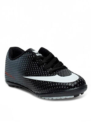 Celira Wlk Siyah Beyaz Halı Saha Erkek Çocuk Futbol Ayakkabı