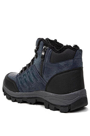 Celira Xsp Lacivert Outdoor Kürklü Erkek Kışlık Bot Ayakkabı