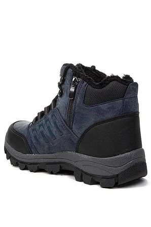 Celira Xsp Lacivert Outdoor Kürklü Erkek Kışlık Bot Ayakkabı