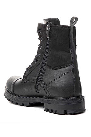 Celira Cnt Siyah Kauçuk Kaymaz Taban Erkek Postal Bot NSB931