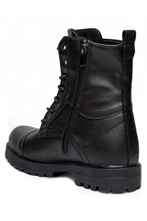Celira Cnt Siyah Kauçuk Kaymaz Taban Erkek Postal Bot NSB932