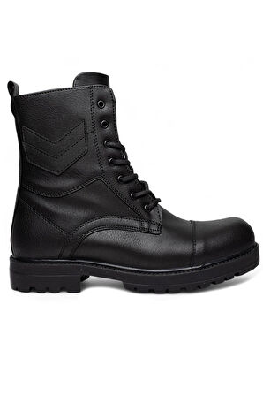 Celira Cnt Siyah Kauçuk Kaymaz Taban Erkek Postal Bot NSB932