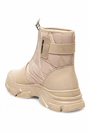 Celira Ten Fermuarlı Paraşüt Termal Kürklü Kadın Bot