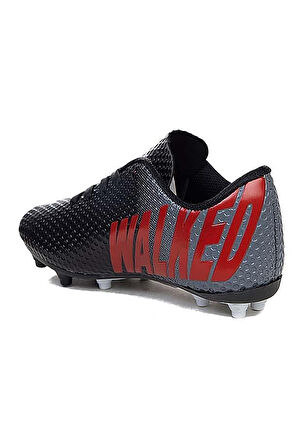 Celira Wlk Siyah Beyaz Krampon Erkek Çocuk Futbol Ayakkabı