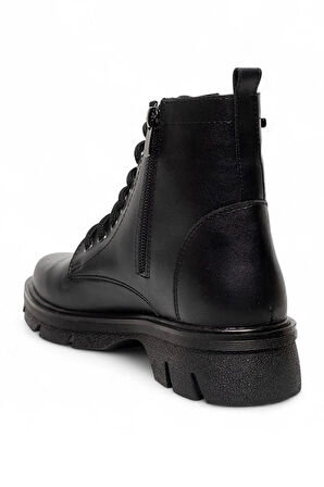 Celira Gls Siyah İçi Kürklü Cilt Kadın Bot & Bootie