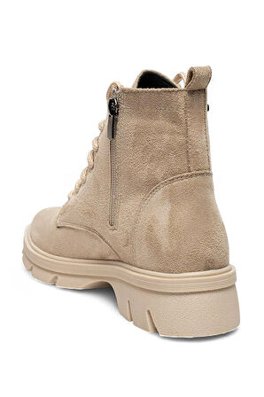Celira Gls Bej İçi Kürklü Süet Kadın Bot & Bootie