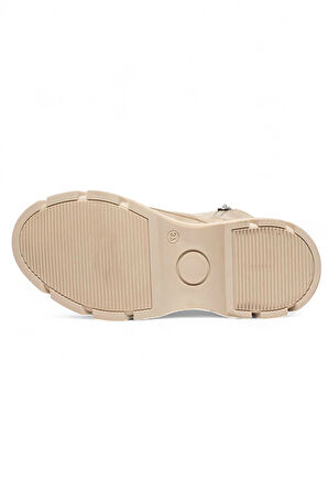 Celira Gls Bej İçi Kürklü Süet Kadın Bot & Bootie