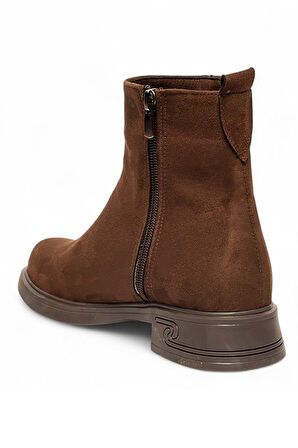 Celira Kahve İçi Termal Astar Süet Kadın Bot NSB946