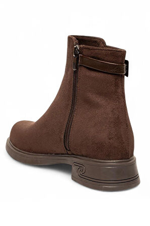 Celira Kahve İçi Termal Astar Süet Kadın Bot NSB947