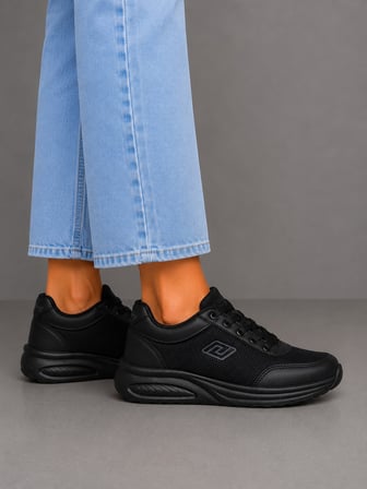 Celira Prl Siyah Anorak Kadın Sneaker Spor Ayakkabı 724