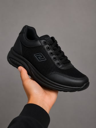 Celira Prl Siyah Anorak Kadın Sneaker Spor Ayakkabı 724