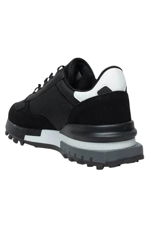 Celira Bld Siyah Paraşüt Erkek Sneakers Spor Aykkabı 8089