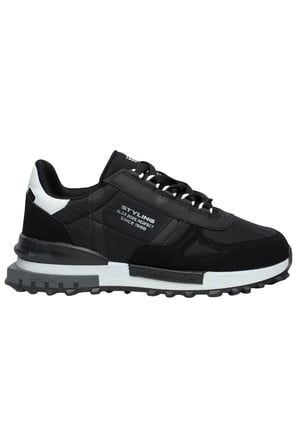 Celira Bld Siyah Paraşüt Erkek Sneakers Spor Aykkabı 8089